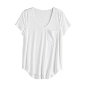 NWT Young Women's SO White Adaptive V-Neck Pocket T-Shirt